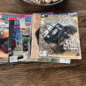 Bronco Driver Magazine Lot of 19+2 Calendars Issues Ford Bronco Off Road 4x4